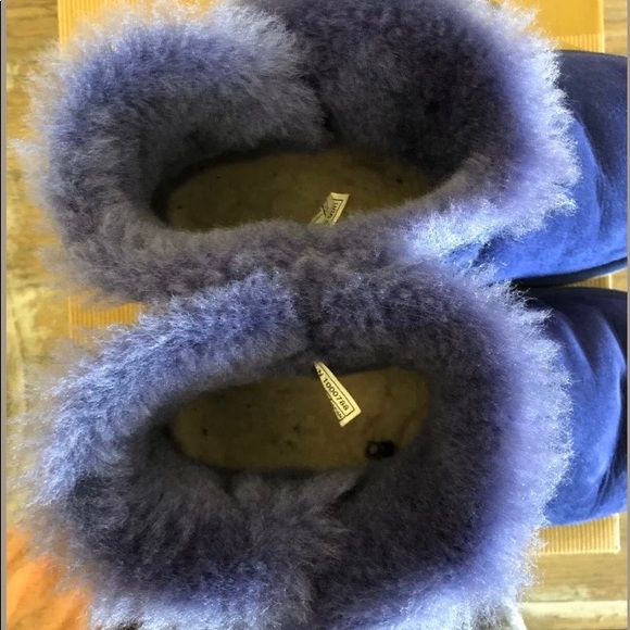 Ugg mini bailey button blue size 6 kids - Picture 5 of 6